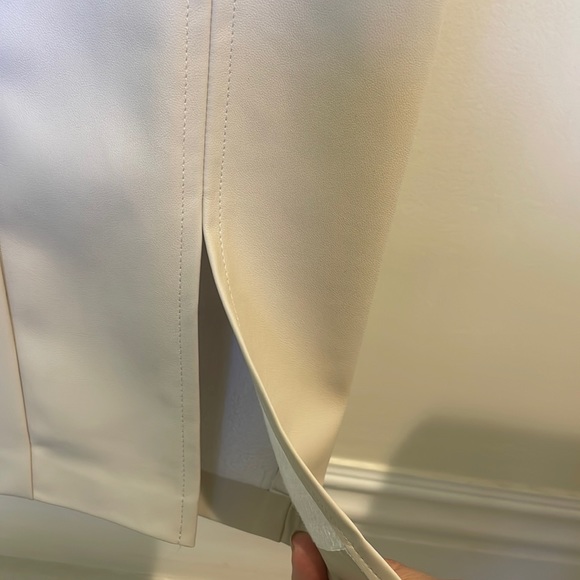 Jason Wu pleather pants large beige color. Brand new - Picture 7 of 7